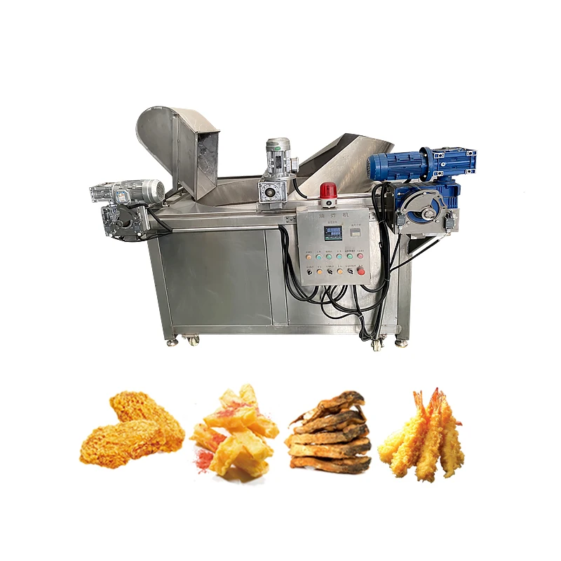 Ultron Discharging Small Scale Batch Fryer Machine Electric Fish Chicken Nuggets Wings Round Frying Machine