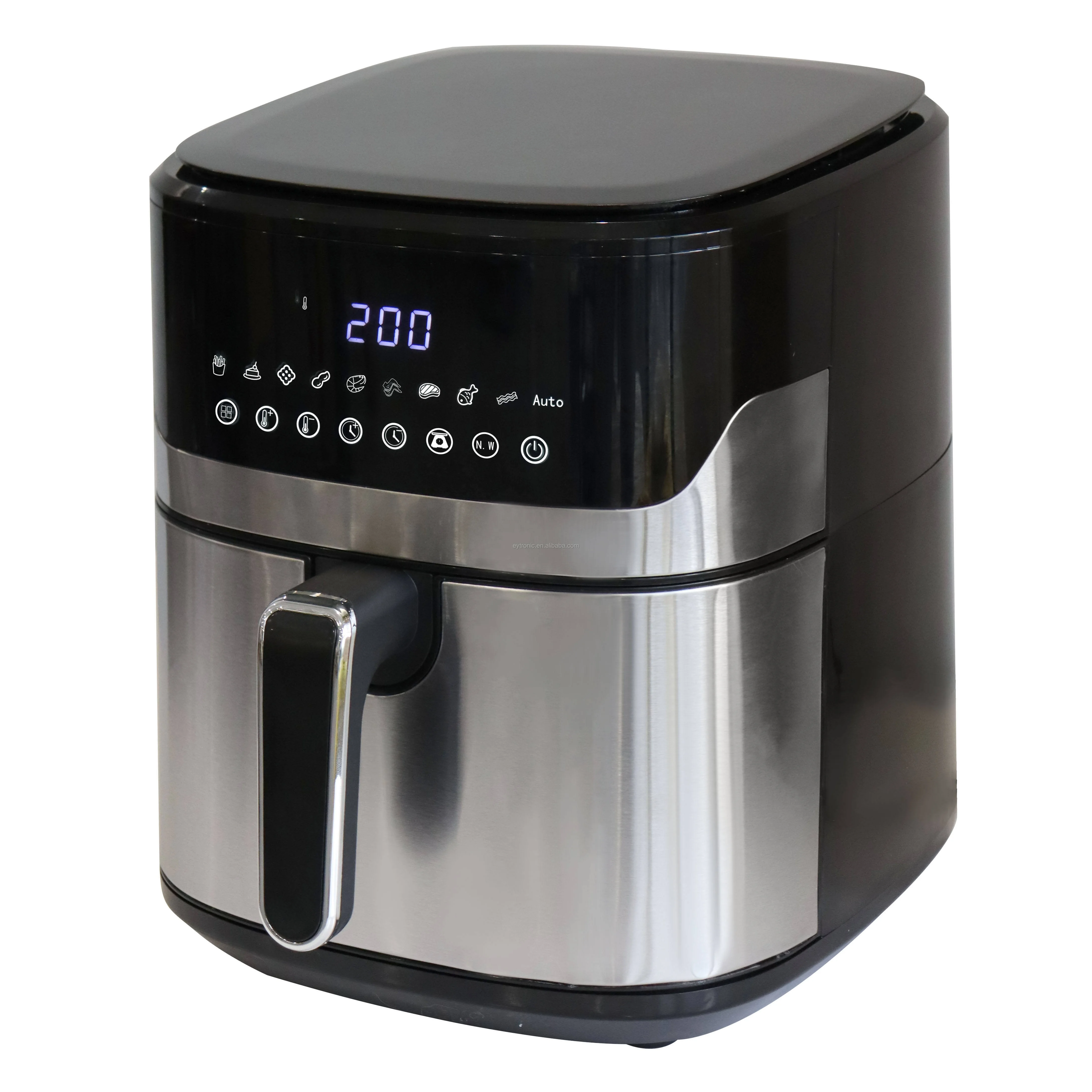 Hot Air Fryers with Digital LED Touch Screen 6l 8-12 Presets Preheating and Keeping Warm Air Fryer