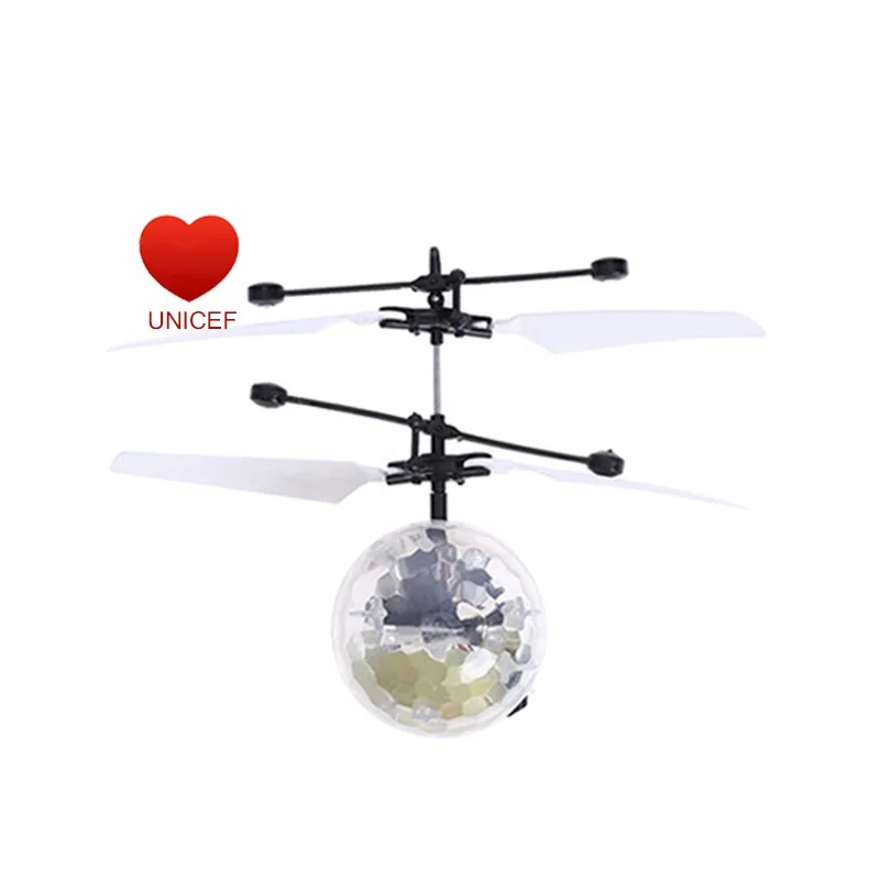 
Children Infrared Sensor mini drone Induction flying ball Christmas gifts toys hand control shining LED light for kids 