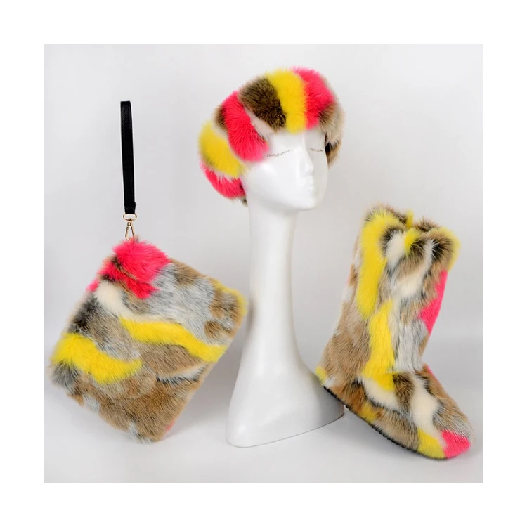 
In Stock Environmentally Friendly Manufacturers Provide Fashion Snow Boots With Factory Price 