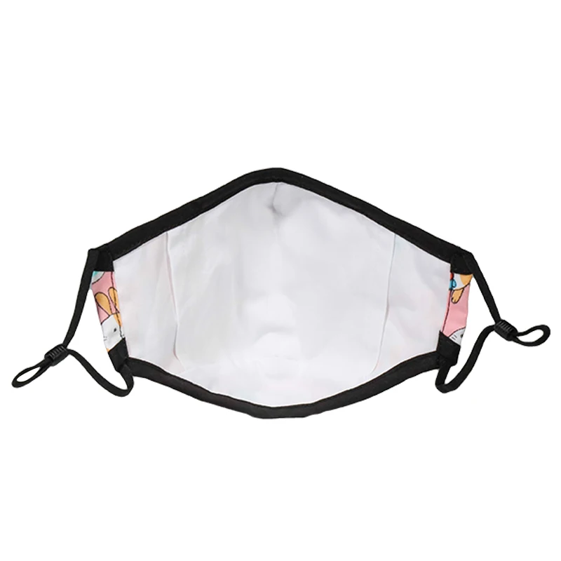 wholesale fashion pm2.5 dust face mask cotton mask for children kid printed cartoon patterns washable reusable cotton masks