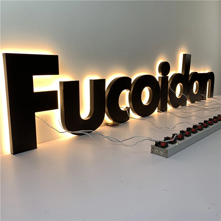 Free design of 12v LED module channel word backlight module