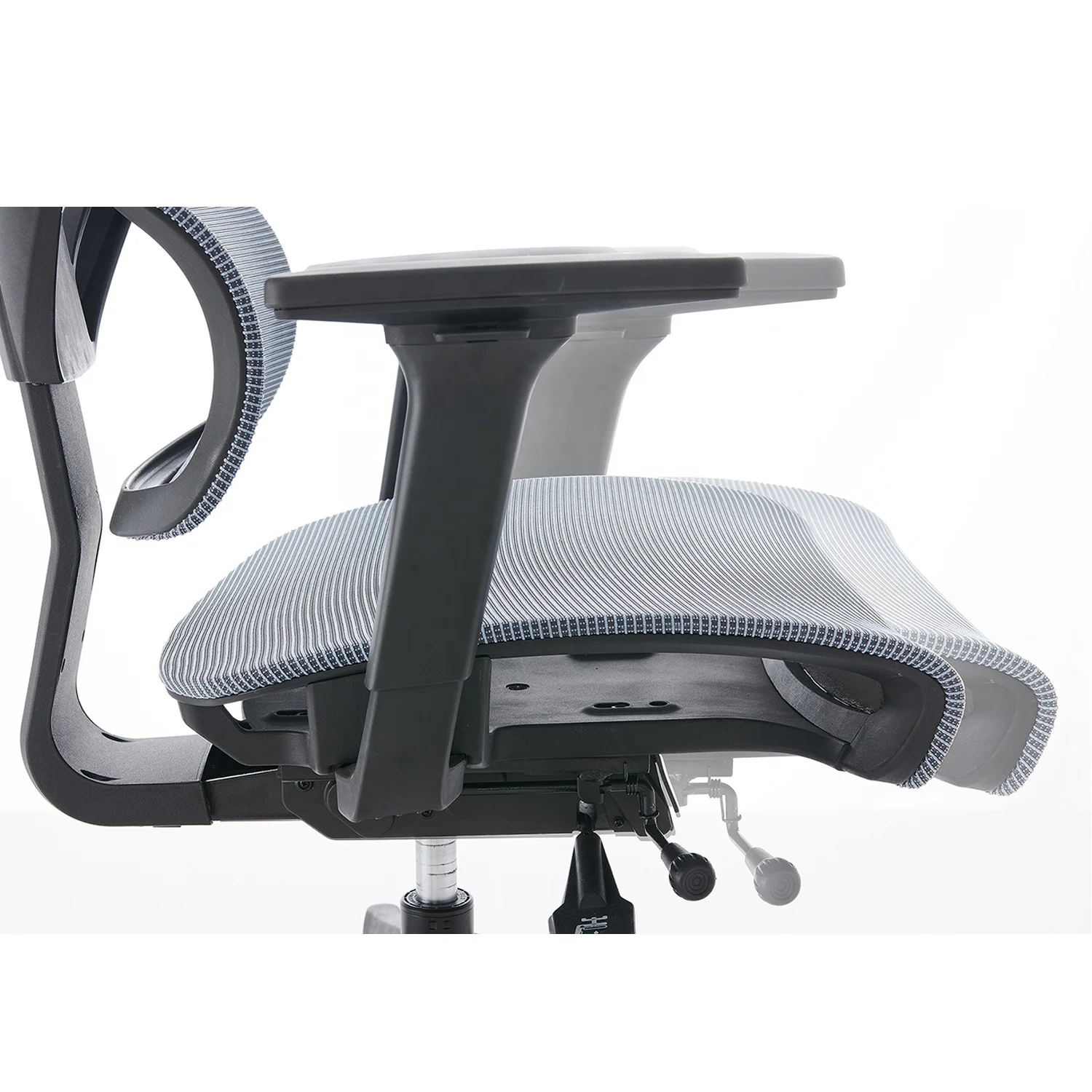 
Офисное вращающееся кресло, полностью Сетчатое вращающееся кресло с белой спинкой и регулируемой высотой, эргономичное офисное кресло руководителя 