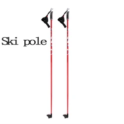 Factory directly wholesale quick release TPR handles 16mm alpine ski sticks one section walking poles