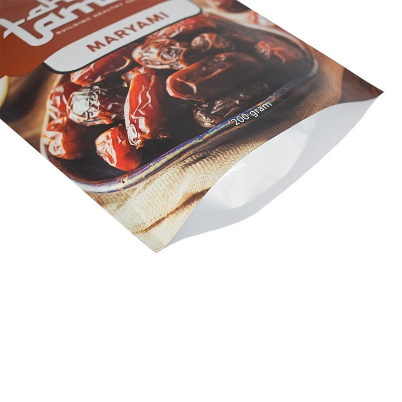 Colorful Printing Various materials Small Laminated Aluminum Foil Mylar Bags Pouch Three Side Heat Sealed Foil Matcha seafood Po