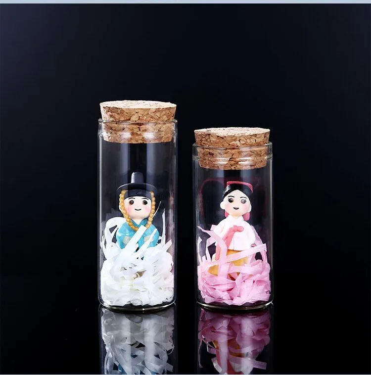 
Constellation Transparent Glass Wishing Bottle Creative Mini Small Gift Drift Bottle With Cork 