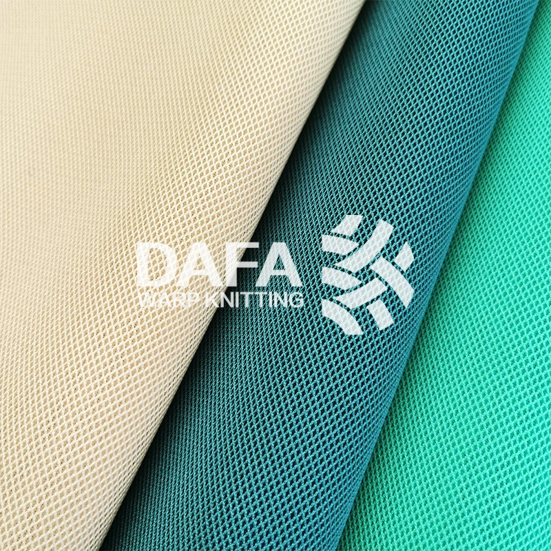 Standard 100 100% Polyester Flat Bottom Breathable 3D Spacer Air Mesh Fabric / Soft Recycled 3D Polyester Mesh Fabric