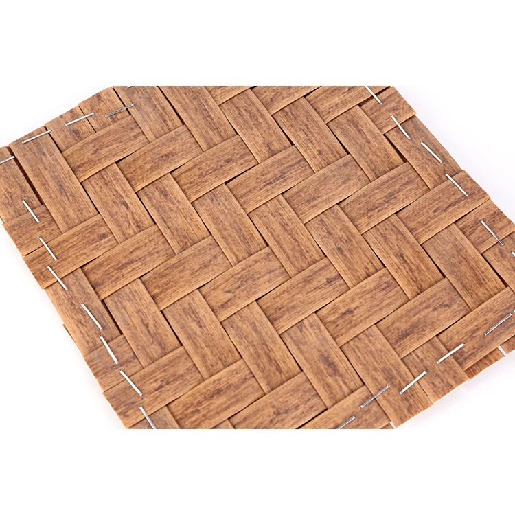 Wall and Ceiling Weaving Panel Sheets Synthetic Woven Straw Mat