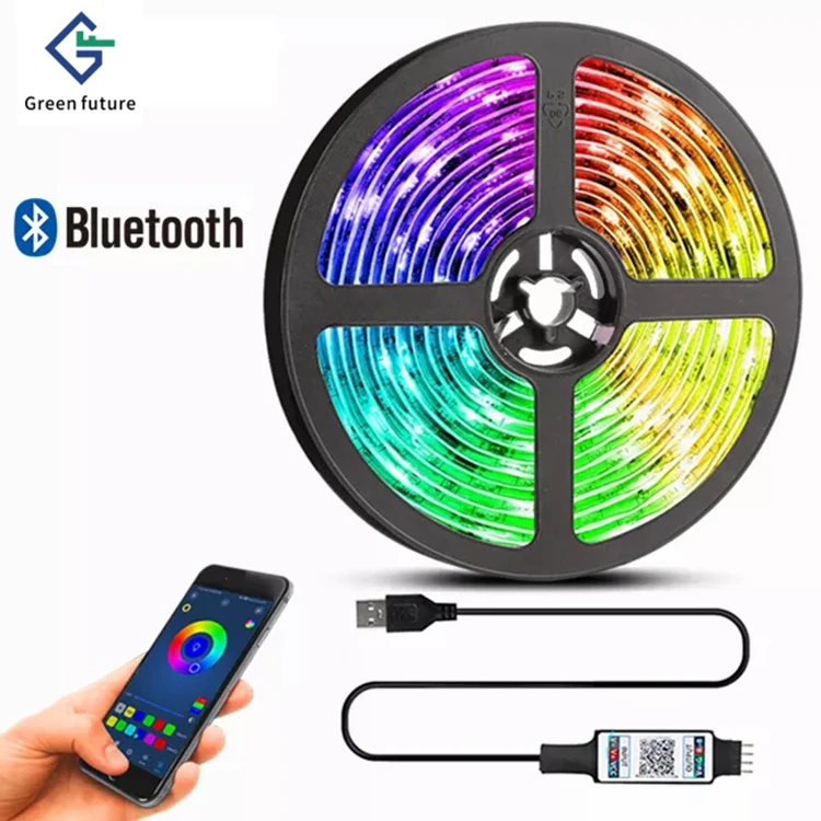 RGB LED Strips light colors 2M 5M 10M 5050 waterproof rgb wifi smart led light strip