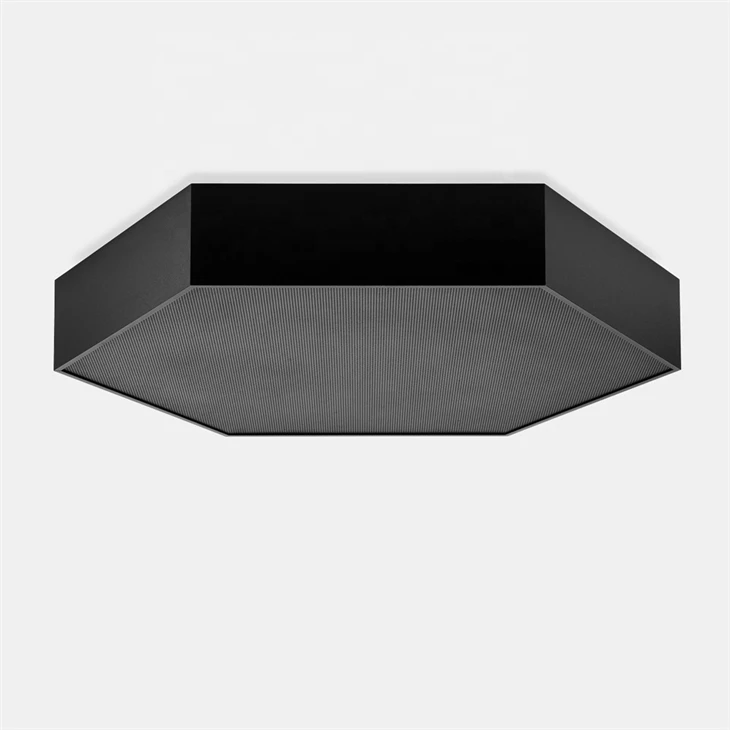 led starline wave crystal pvc design black iron gu10 halogen Flat Surface Mount Indoor led modern ceiling lamp