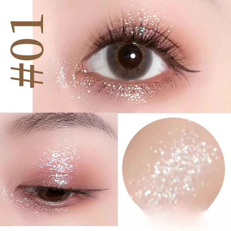 Charm Beauty Makeup High Pigment Shimmer Long Lasting Multichrome Pressed Single Eyeshadow