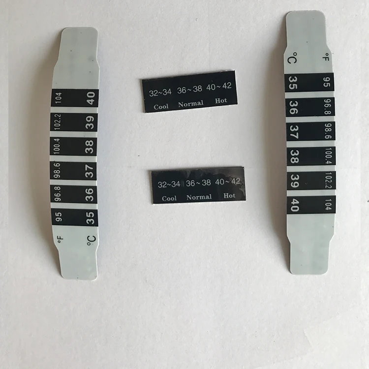 customized Reversible temperature sensitive color changing sticker