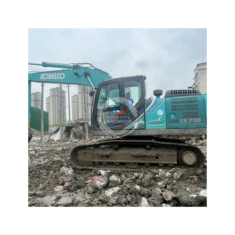 Японский оригинальный экскаватор KOBELCO SK200-10 20ton 22ton20ton на месте строительства
