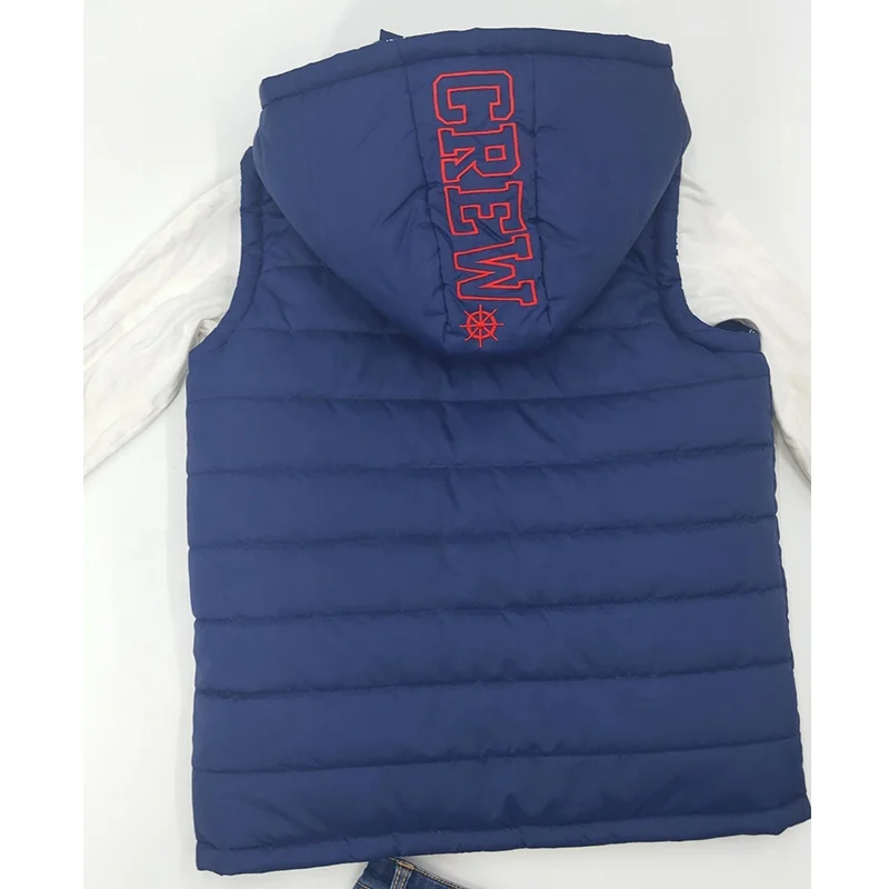 
Custom kids Fashion Apparel Customize Sleeveless Factory Price New Style Puffer Jacket kids 