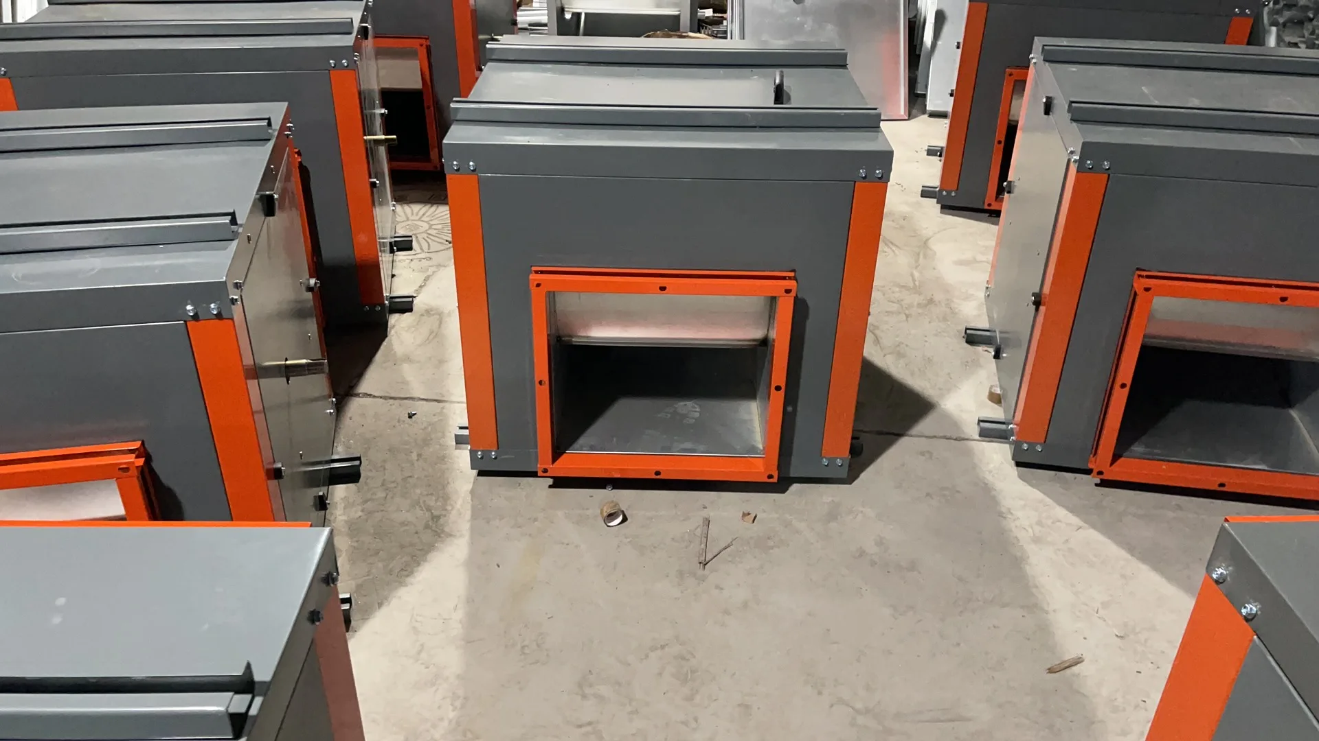 Fire smoke exhaust garage basement air conditioner fan cabinet type centrifugal fan