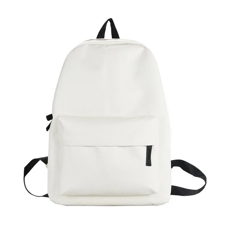 Large-capacity backpack Korean version of the simple girl small fresh ins wind shoulder bag high school college student bag
