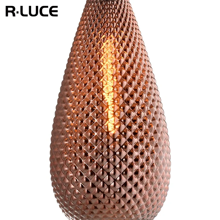 Hot Product Mid West Style Living Room Home Indoor Decor Glass Brass Pendant Light