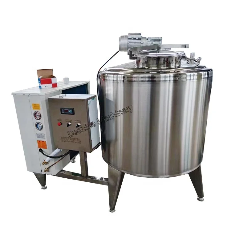 200l 500 liter 1000 liter small milk cooler tank milk cooling tank milk can