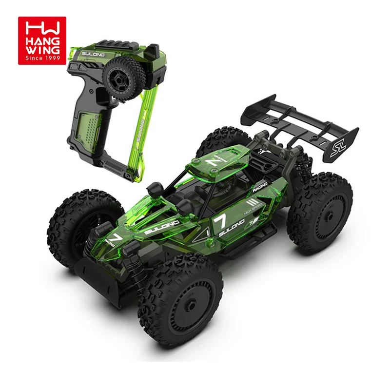 2.4G 1:18 four-pass 2 wheel drive science education assembled model remote control high-speed off-road vehicles kids RC car toys