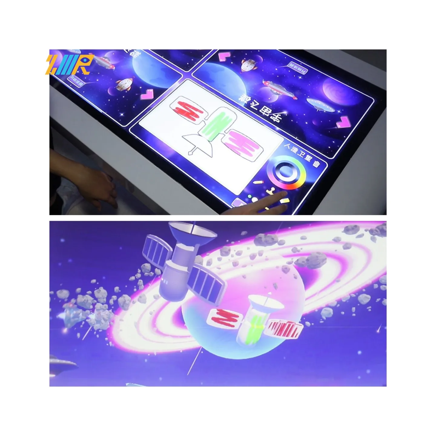 kids interactive game room 6 game themed scenes indoor kids interactive projection drawing wall 3d interactive projector games