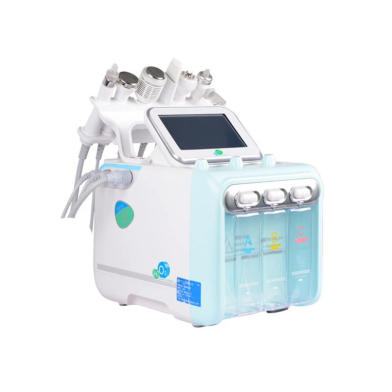 Skin Rejuvenation Hydra Peel Machine Oxygen Jet Peel Hydro Dermabrasion Beauty Jet Peel Facial Machine Beauty Salon 6 in 1
