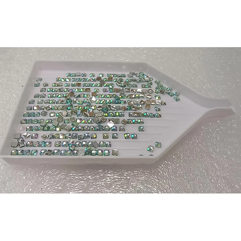 New DMC 958# square crystal AB beads resin crystal diamond drills AB diamond puzzle accessories
