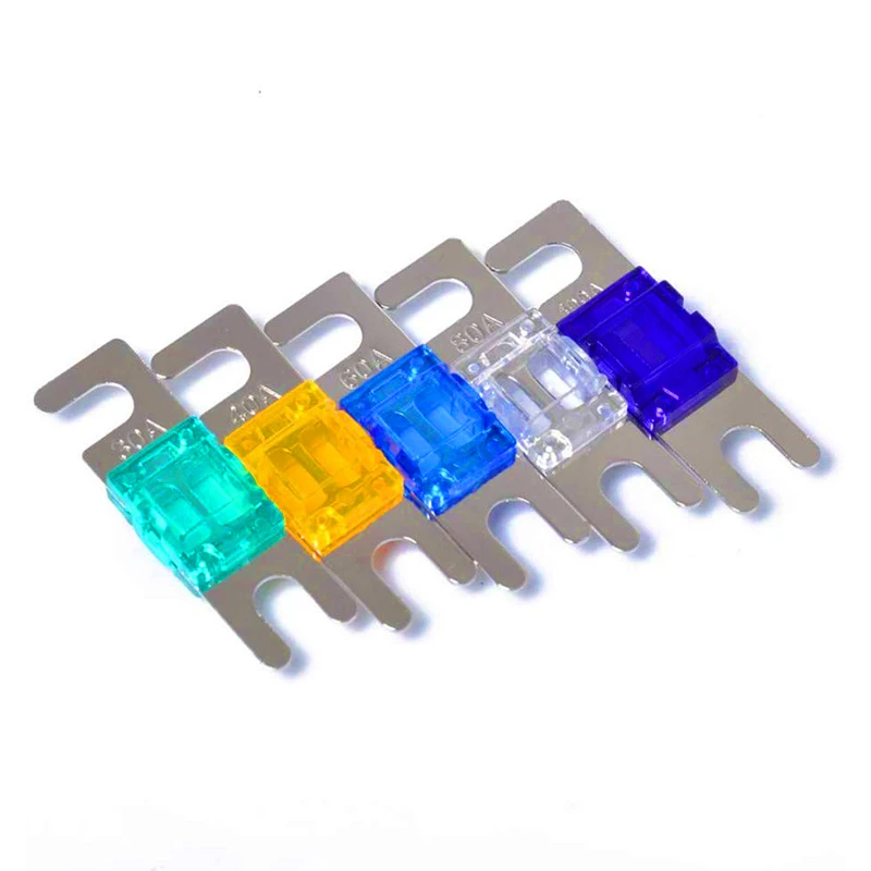 Автомобильный предохранитель Mini ANL AFS 60 ампер 80 Ампер 100 Ампер 150 Ампер никелированный автомобильный предохранитель