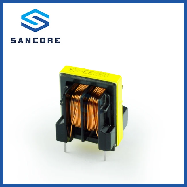 Custom Factory High Quality EE Series Inductor 22mh 200v Horizontal Toroidal Copper Wire Power Inductor