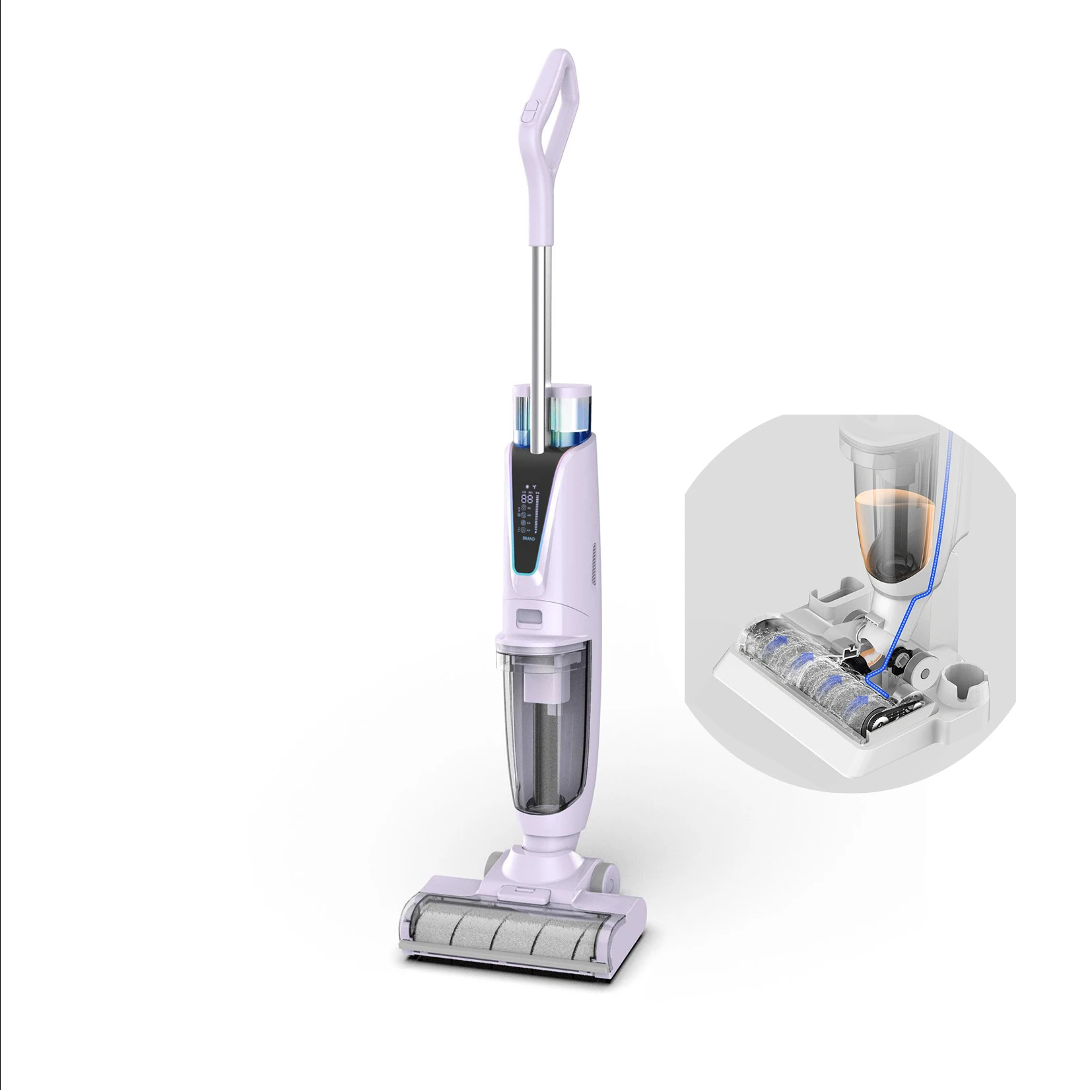 2024 New Arrivals Intelligent Life 3 In 1 Cordless Stick Vacuum Cleaner Automatic Cleaning Rag Floor Washing Machine