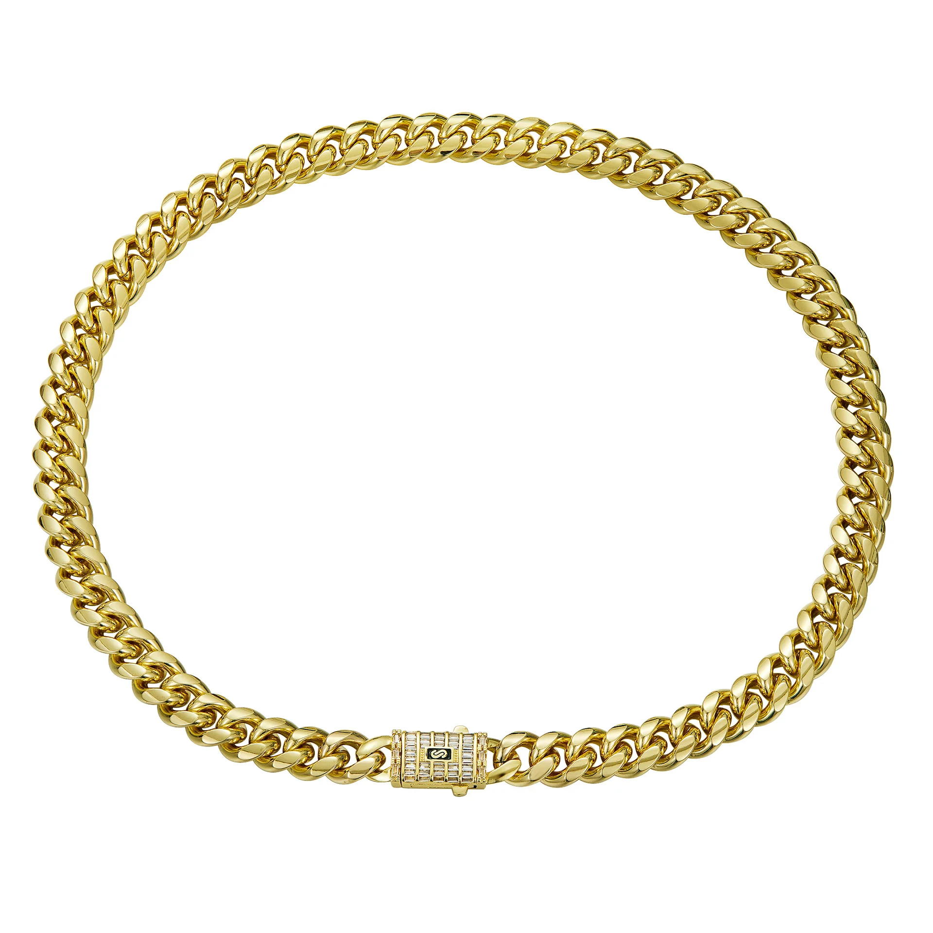 wholesale supplier 6mm 8mm 10mm 12mm 14mm 316l stainless steel gold miami cuban link chain 14k real gold