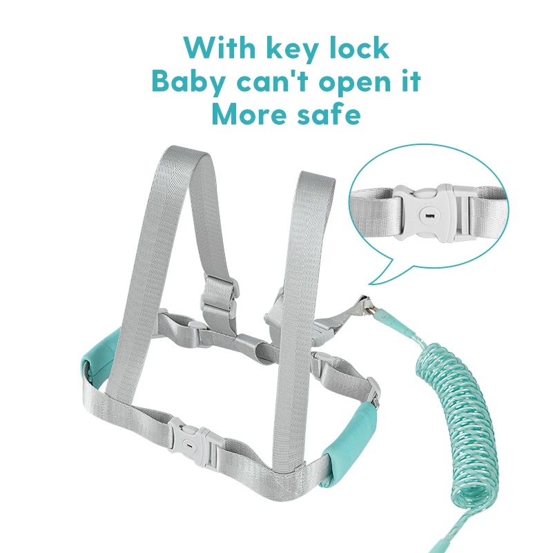 Boboduck High Quality 2 Pieces Custom Made Baby Traction Rope Shoulder Strap Anti-Lost Belt