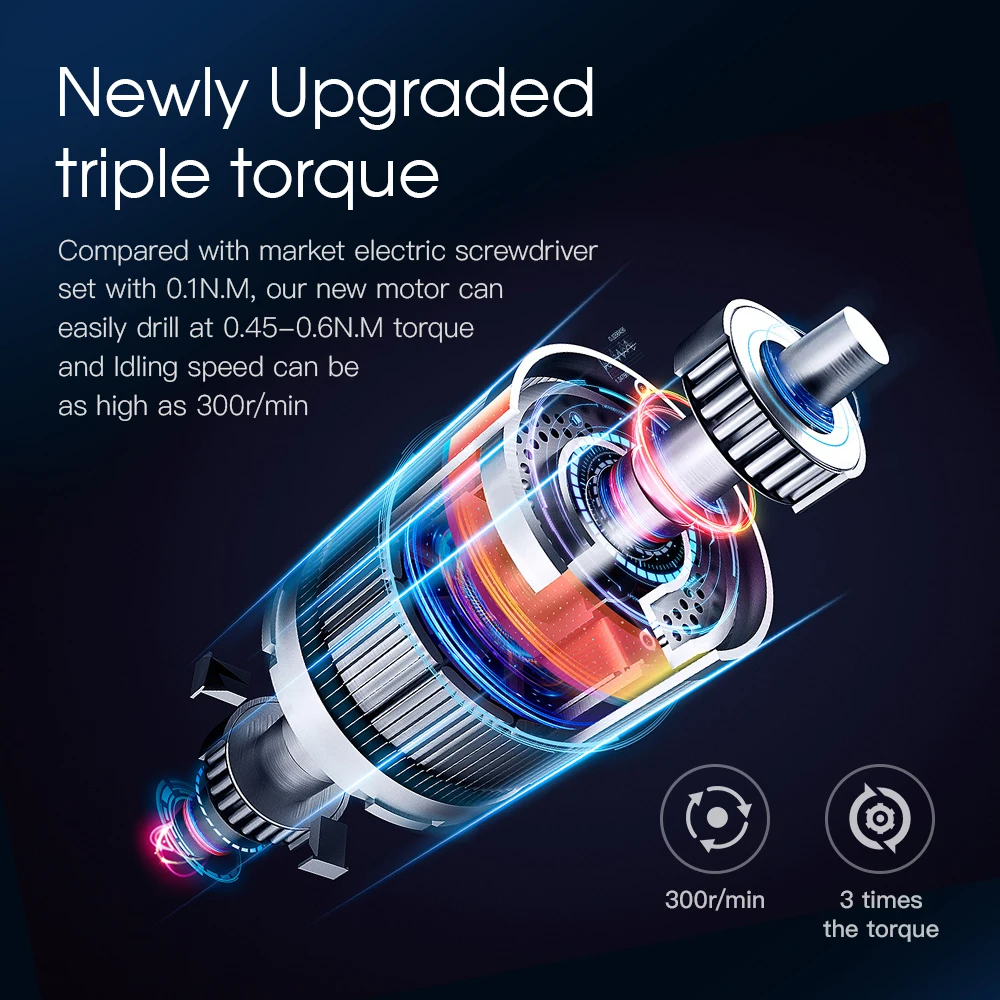 3.7V Rechargeable Battery Power Screw Drivers 28 in 1 Precision Electric Cordless Screwdriver Set Drill Electric Screwdriver Set
