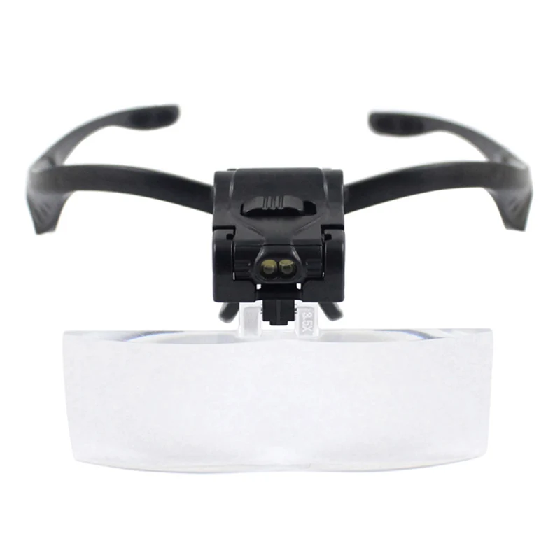 Eyelash Extensions Head Band 5 Different Lenses Magnifying Glass With LED Light