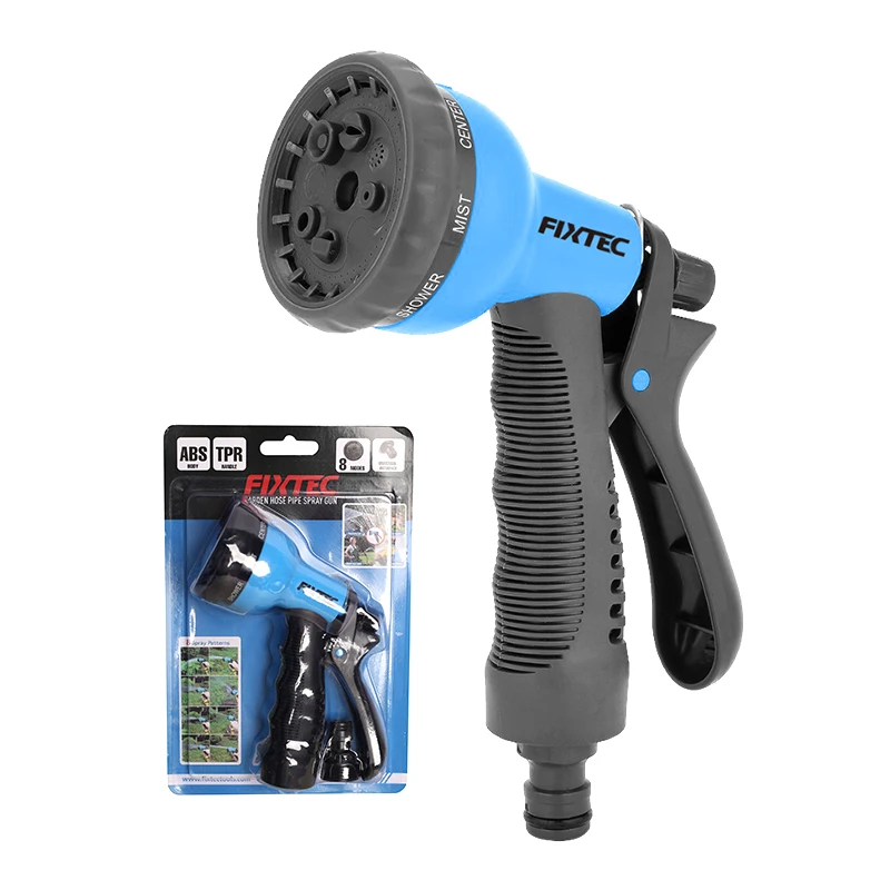 FIXTEC Portable Spray Gun Machine with 8 Selectable Patterns Full/Angle/Shower/Mist/Center/Flat/Cone/Soaker