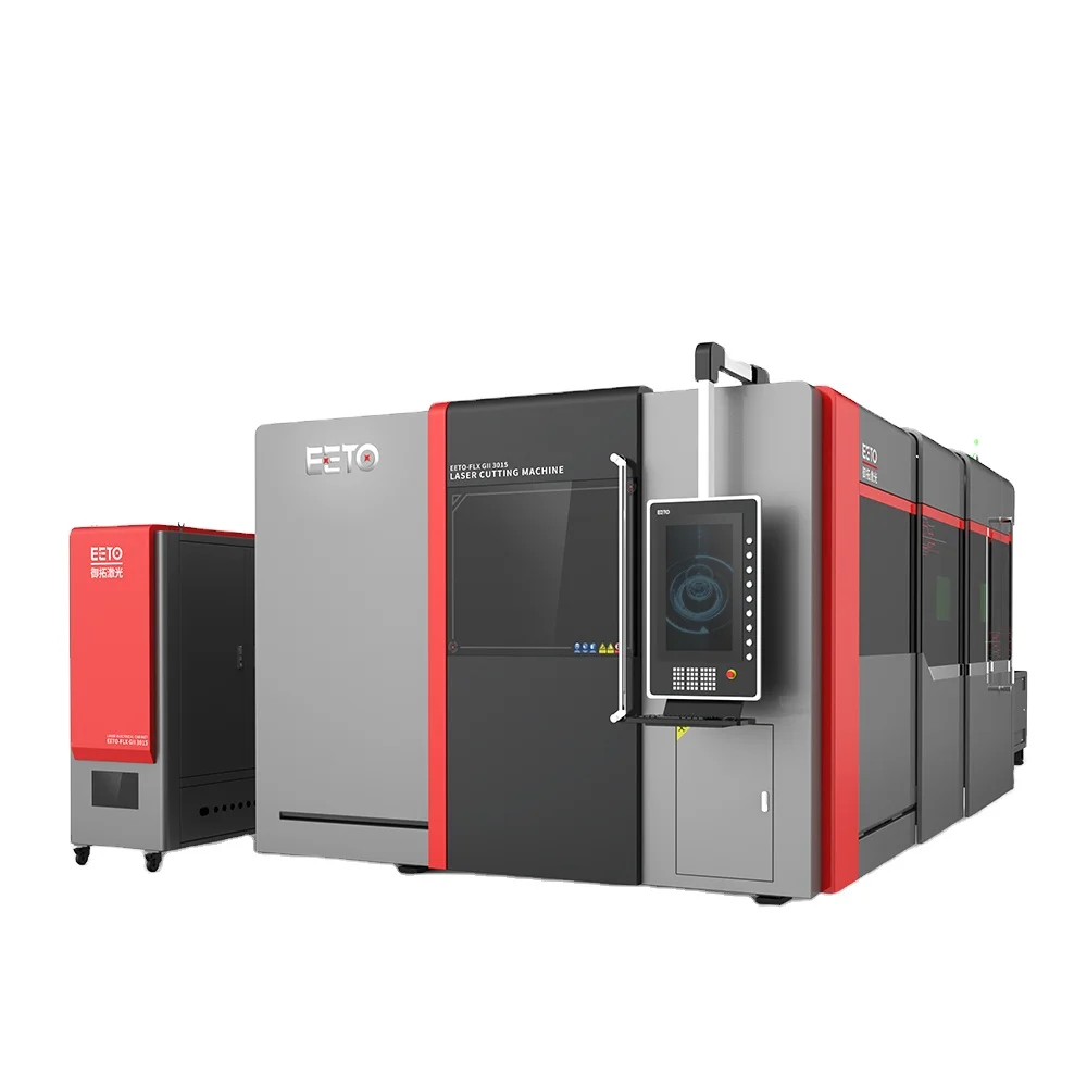 EETO-FLX GII 6020 3000-15000 Вт станок с ЧПУ для лазерной резки листового металла машины Raycus/IPG мощность лазера, высокая эффективность