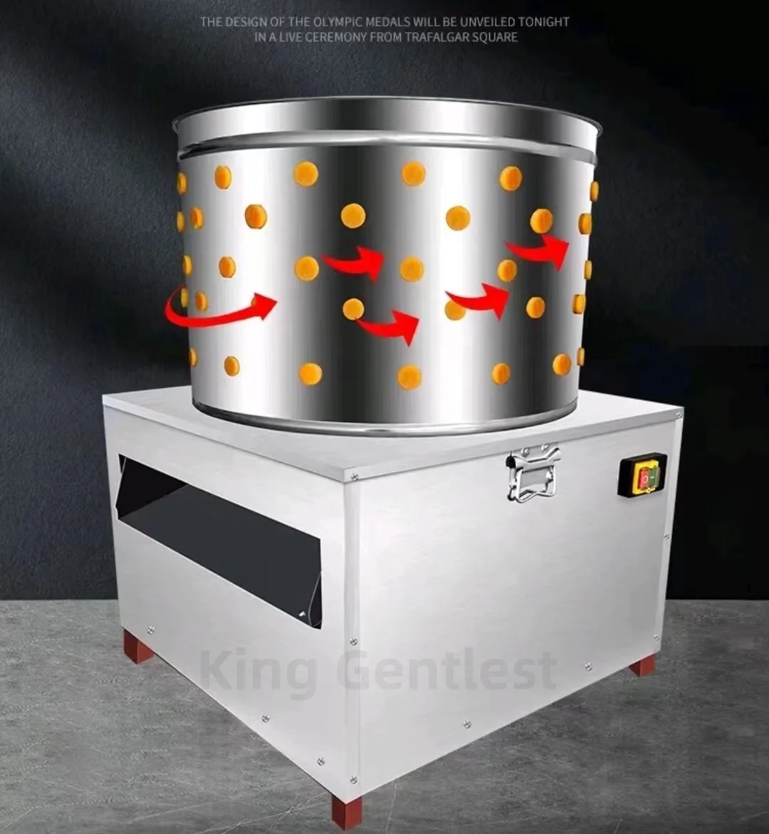 Poultry Defeather and Plucker Machine for Slaughter Meat Processing 220V Chicken Plucking Machine
