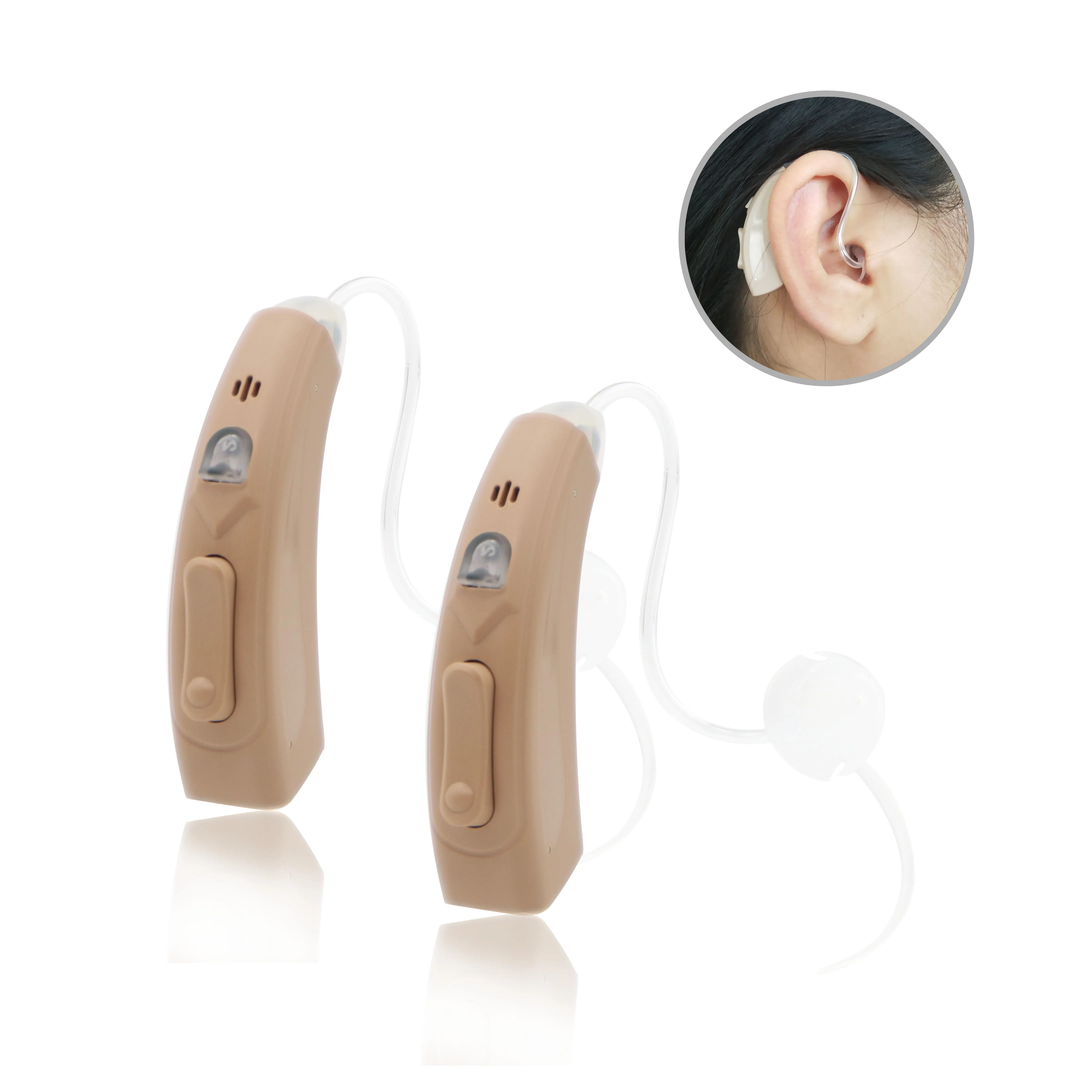 New design digital Rechargeable hearing aid with long time using life