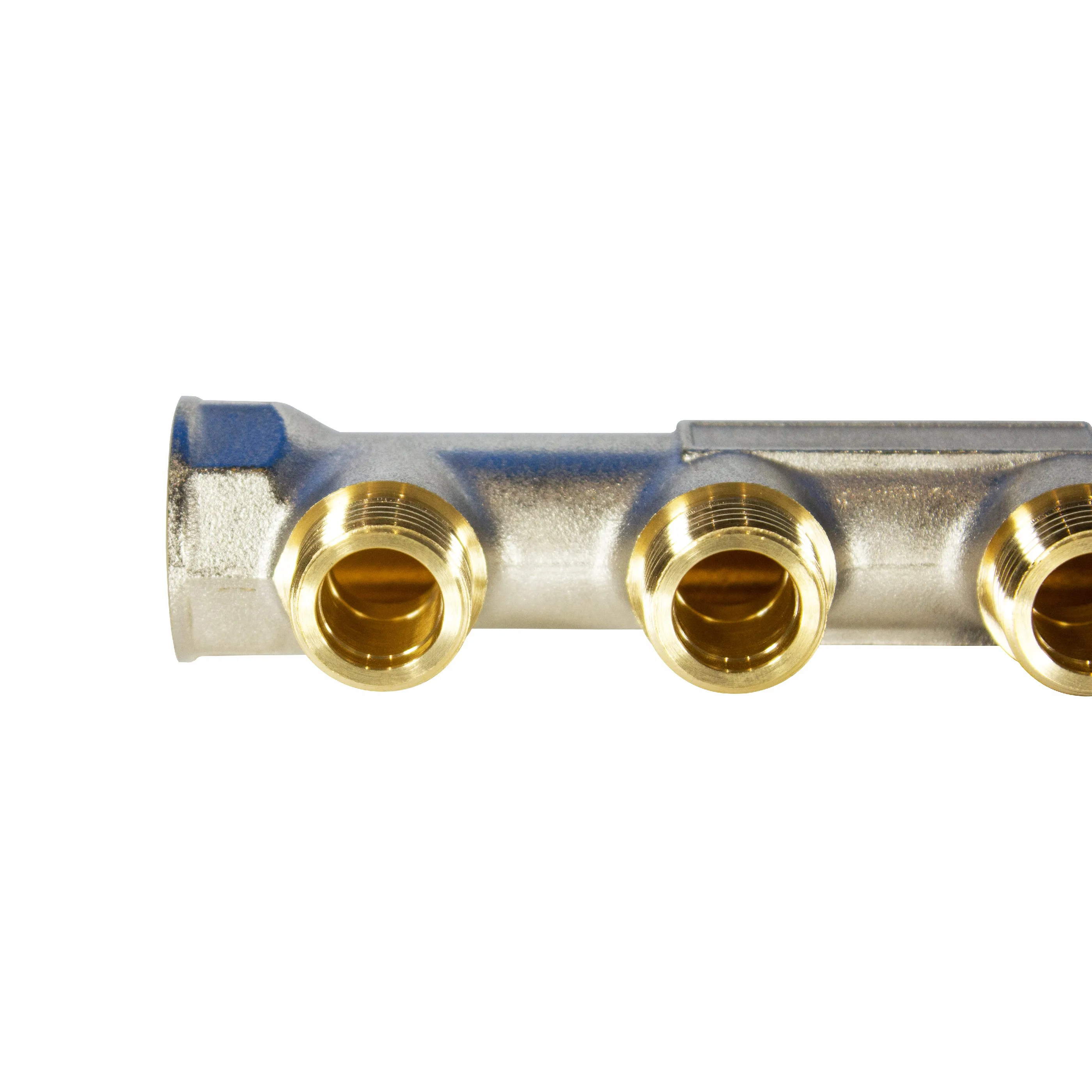 ZHONGLIANG ZL-1137 Modular simple brass distribution manifold with shut-off valves for domestic water