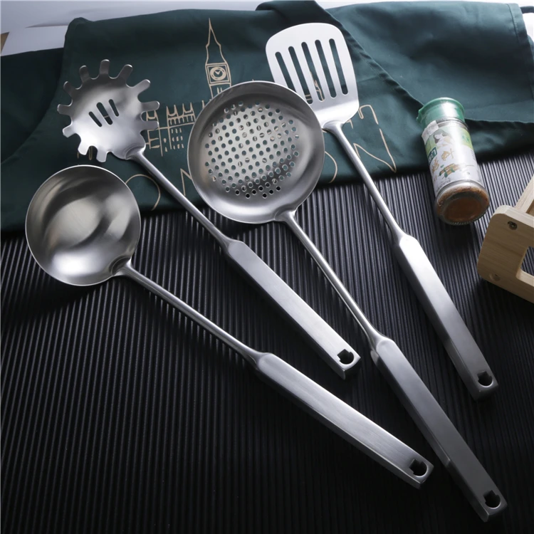 Heavy Duty Hollow Handle Matt Cook Gadgets Stainless Steel Utensils Kitchen Set