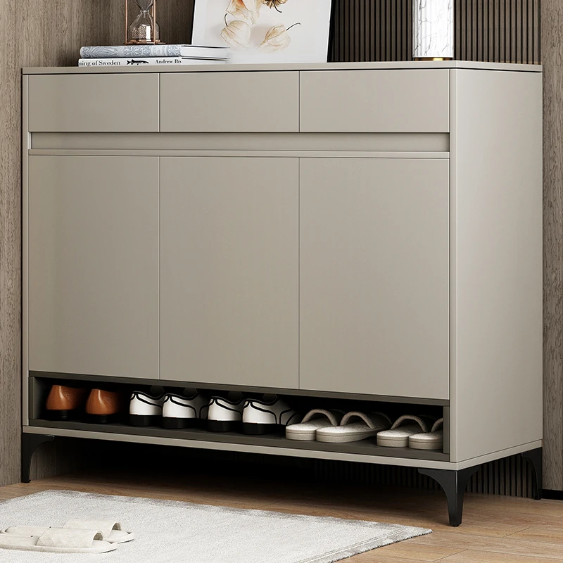 2022 Tipping shoe storage cabinet shoe rock cabinet that can add lots of shoes vertical cabinets