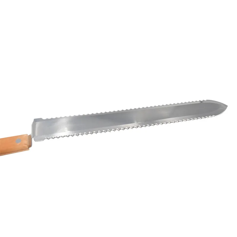 Honey Uncapping Knife Stainless Steel Serrated Beekeeping Knife for Harvesting Extracting Honey Equipment Bee Hive Tool