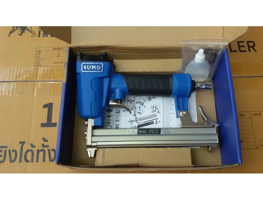 Air Brad Nailer Stapler Model 1022J SUMO Wide Crown Stapler