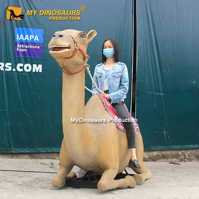 MYDINO Large Life Size Realistic Animal Camel Fiberglass Statue