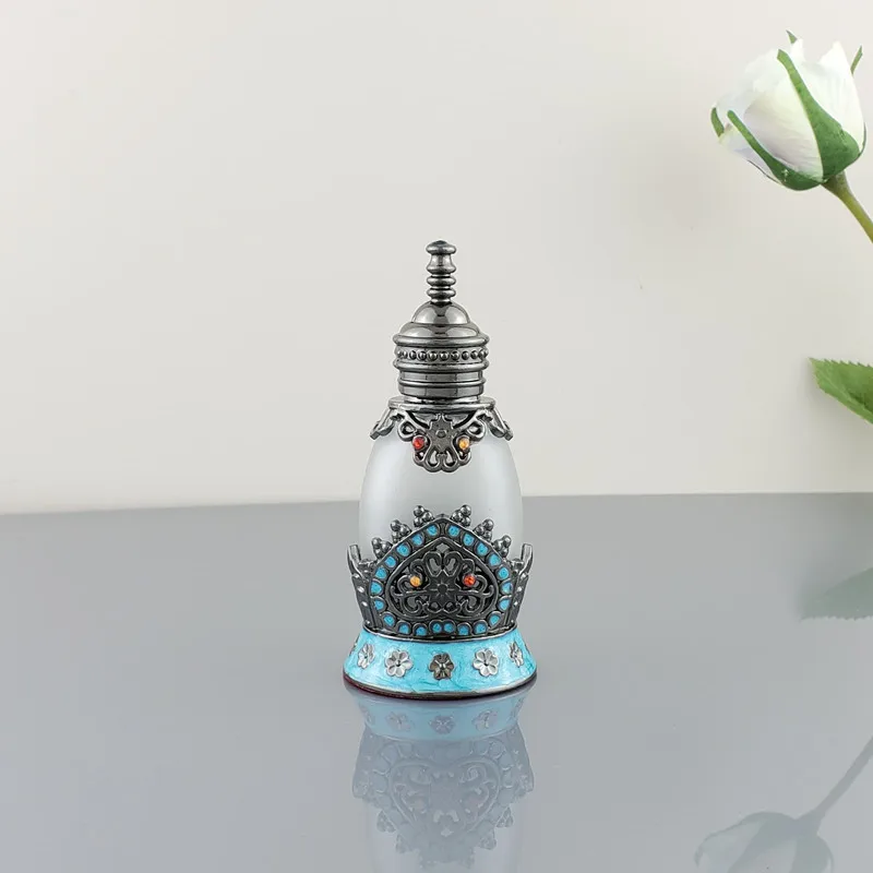 15ml Middle East essential oil glass bottle Thai perfume bottle retro tattoo color  in stock