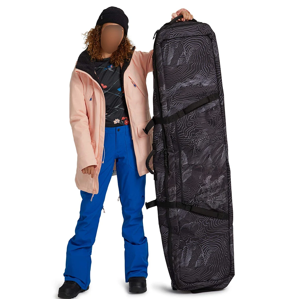 
Custom Wheeled Padded Snowboard Bag Ultimate Double - Premium High End Double Roller Travel Bag 