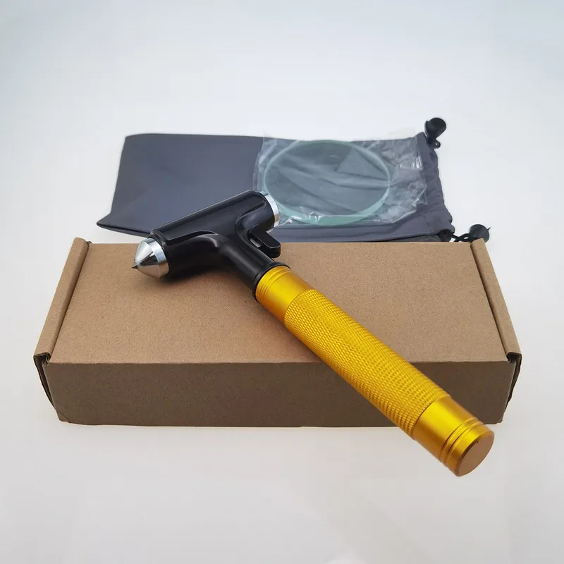 Car Safety Hammer Escape Hammer Aluminum Alloy Tungsten Steel Fire Rescue Hammer Window Breaker Artifact to Break Glass