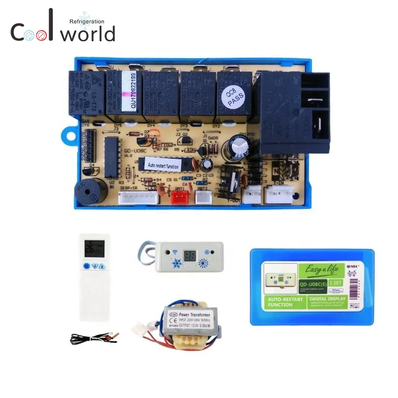 QUNDA QD-U08C Универсальный Кондиционер PCB платы управления системы с пульт дистанционного