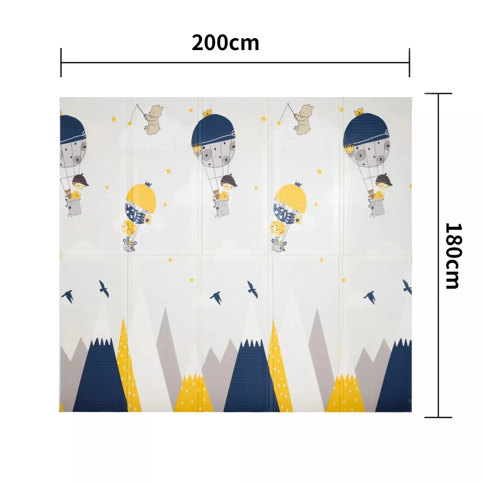 Thick Baby Play Mat Baby Room Decor Home Foldable Child Crawling Waterproof Mat Double-sided Kids Rug Foam Carpet Game