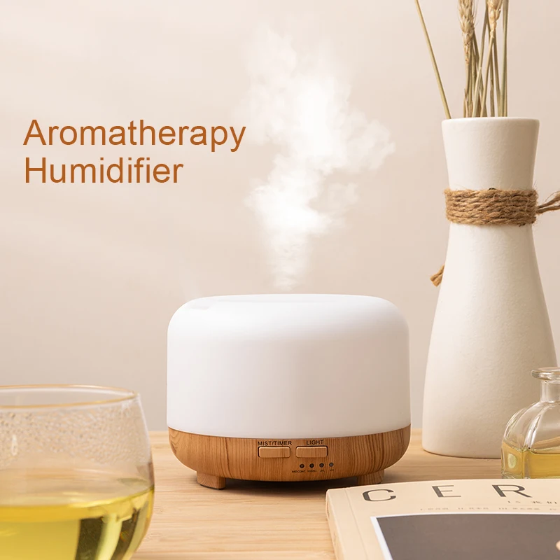 Electric Aroma Diffuser Humidifier Air Freshener Cars 300ML 500ML 1000ML Ultrasonic Cool Mist Maker Fogger LED Essential Oil