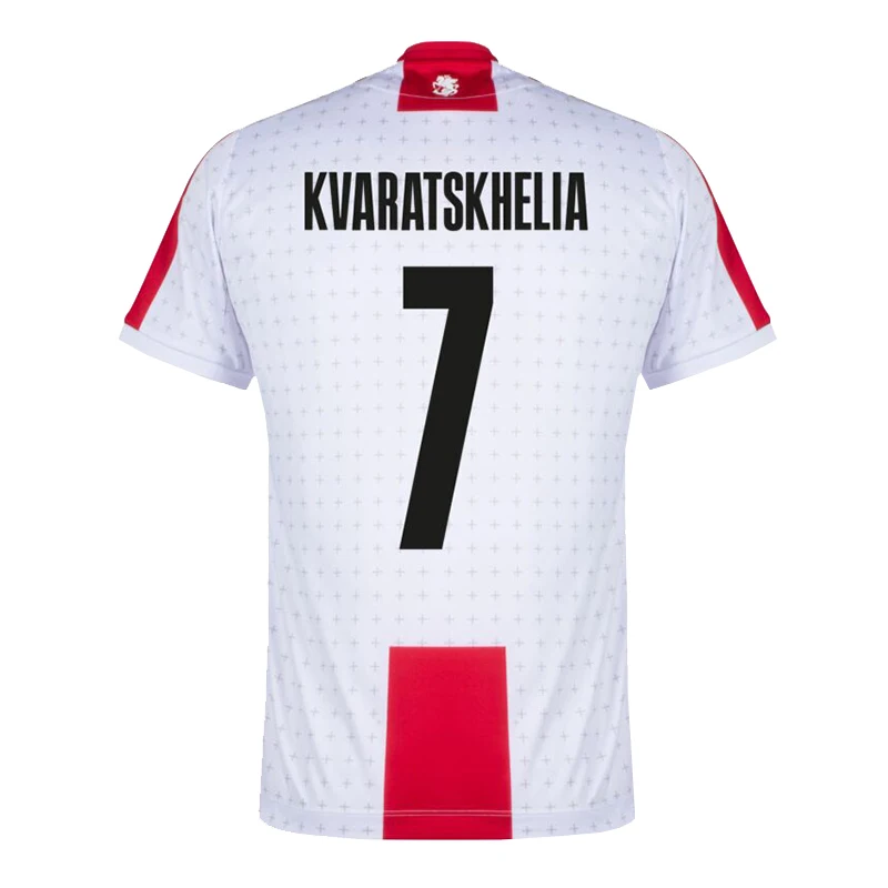 2024 2026 Georgian Men Kids Soccer Jerseys 24/25 Uniforms National Team Football Shirts Home Third Kvaratskhelia 7 Uniforms